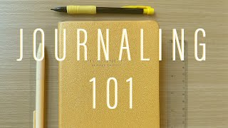 Beginners Journaling Tips and Benefits mini storytime [upl. by Semyaj]