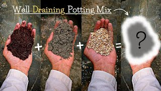 How to make a Well Draining Potting Mix for Plants 7 Soil Amendments [upl. by Desiree]