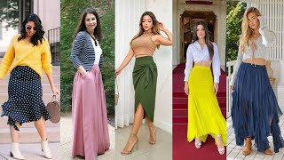 Las Faldas para las mujeres con más estilo elegantes y modernas a los 50 [upl. by Higbee]