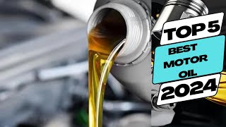 Top 5 BEST Motor oil in 2024 for amazon [upl. by Ahsiuq]