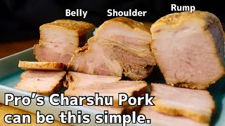 How to Make Authentic Charshu Pork for Ramen with Three Different Cuts of Pork [upl. by Nivle530]