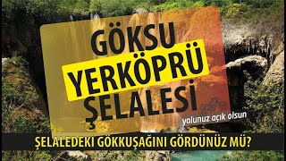 Şelalede oluşan gökkuşağını gördünüz mü  Göksu Yerköprü Şelalesi  Konya [upl. by Miof Mela]