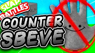 HOW to COUNTER the SBEVE Glove🧱 Slap Battles Roblox [upl. by Louella610]