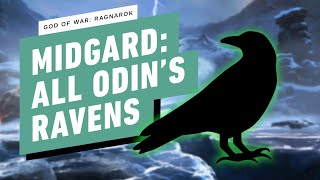 God of War Ragnarok  All Odins Ravens Midgard [upl. by Cordier54]