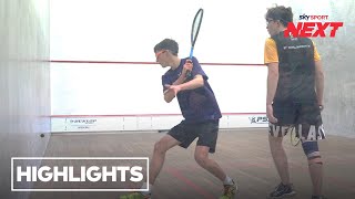 HIGHLIGHTS  Day 1 of the Aon New Zealand Junior Squash Open [upl. by Asiuol]