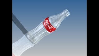 Coca Cola Bottle Autodesk Inventor Tutorial [upl. by Francklyn]