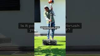 We occasionally get asked if it’s possible to overbrush your artificial turf [upl. by Ahsat]