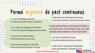 Domine o quotPast Continuousquot em Inglês Guia Prático e Divertido para Aperfeiçoar sua Gramática [upl. by Ab]