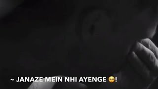 Janaze Mai Nahi Ayenge 🥺💔  Heartbroken Shayari True Lines🙏 Emotional Whatsapp Status Lytics [upl. by Ettigirb]