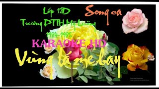 Vùng lá me bay  karaoke HD  Song ca [upl. by Savage]