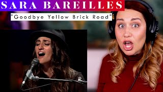 Vocal ANALYSIS of my FAVORITE YOUTUBE VIDEO Sara Bareilles singing quotGoodbye Yellow Brick Roadquot [upl. by Gerti]