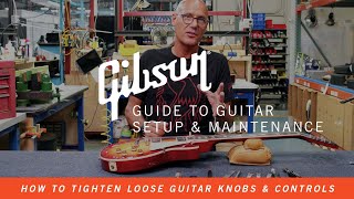 How To Tighten Loose Guitar Knobs and Controls [upl. by Haliled]