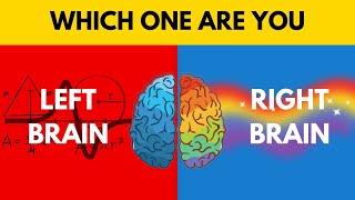 Which Half of Your Brain Do You Use More LeftBrained vs RightBrained Quiz [upl. by Zohara772]