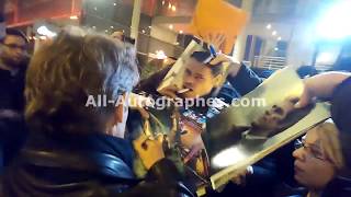 Willem Dafoe signing autographs in Paris [upl. by Haerr]