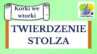 KORKI WE WTORKI cz29 Twierdzenie Stolza korepetycjezmatematyki matematyka [upl. by Ethel18]