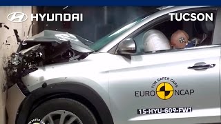 Hyundai Tucson Cinco estrellas Euro NCAP [upl. by Acinna]