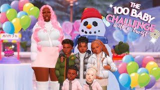 HUGE Birthday Party🎂🥳 2hr Special✨The 100 Baby Challenge with INFANTS👶🏾🍼 The Sims 4 12 [upl. by Htessil448]