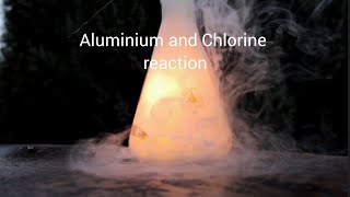 Aluminium and Chlorine reaction [upl. by Lenci]