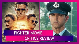 Fighter Review Critics Laud Hrithik Roshan amp Deepika Padukones Patriotic Aerial Actioner [upl. by Kealey543]