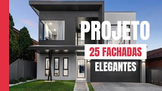 Inspirações de FACHADAS MODERNAS para sua Casa [upl. by Enirhtac]