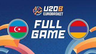 Class Game 1920  Azerbaijan v Armenia  FIBA U20 EuroBasket 2024 Division B [upl. by Milks]