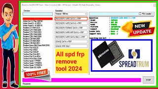 New UniSPD FRP TOOL 2024  All spd frp remove tool 2024  Infinix hot 10i google account bypass TOOL [upl. by Dat258]