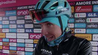 Lorenzo Fortunato  Interview at the start  Stage 16  Giro dItalia 2024 [upl. by Koy138]