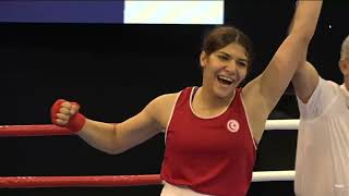 Islam Nadaris SHOCKING Win Against Liberta Haxholi IBA Youth World Boxing Championships Budva 2024 [upl. by Anehc]