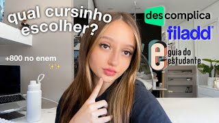 o melhor cursinho pré vestibular comparativo cursinhos para ENEM e vestibular [upl. by Arreis]