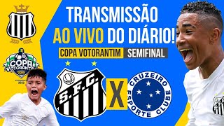 AO VIVO  SANTOS X CRUZEIRO  COPA VOTORANTIM 2022 [upl. by Iuqcaj]