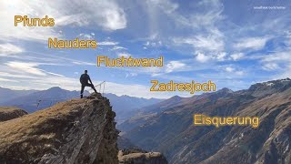 Pfunds Nauders Fluchtwand Zadresjoch Eisquerung [upl. by Revkah]