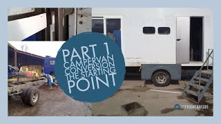 Campervan Conversion Part 1 DAF LF 75t Self Build RV Motorhome [upl. by Fabien]