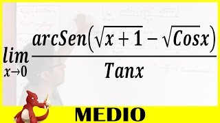 Regla de LHopital  Ej1 Cero sobre Cero  ArcoSeno y Raíz [upl. by Oinesra]