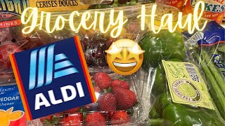 Affordable Aldi Grocery Haul  Best healthy food on a budget aldi healthy [upl. by Nnylak298]