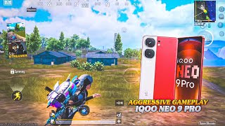 IQOO NEO 9 PRO  AGGRESSIVE GAMEPLAY 💥 IQOO NEO 9 PRO 90FPSBEST GAMING DEVICE BGMI GAMEPLAY [upl. by Gearard]