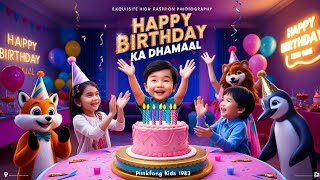 Happy Birthday Ka Dhamaal  Kids Party Song  Pinkfong Kids 1983 [upl. by Arel]