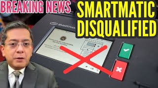 BREAKING NEWS SMARTMATIC DISQUALIFIED NA [upl. by Zulema]