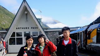 2016年 紐西蘭高山觀光火車遊覽南阿爾卑斯山脈沿路美麗動人風景 紐西蘭高山景觀火車南阿爾卑斯山脈風景 [upl. by Nahtanaoj]