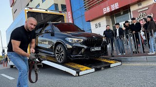 Купил BMW X5M в Корее в обход САНКЦИЙ везу в Россию Цены на Корейское авто для РОССИЯН [upl. by Bulley]