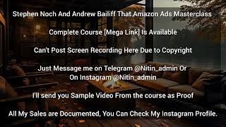 Stephen Noch And Andrew Bailiff That Amazon Ads Masterclass [upl. by Oicangi]