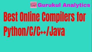 Top Online Python\C\C\Java Compilers [upl. by Lasser]