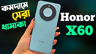 Honor X60 Bangla Review বাজেটে সেরা🔥।Honor X60 Price in Bangladesh [upl. by Saenihp]