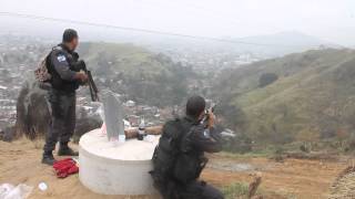 operação na favela do Sapo em Camará com intenso tiroeio [upl. by Idnahk]