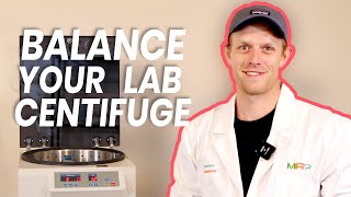 How to Balance your Lab Centrifuge PRPerfect Demo [upl. by Oaks]