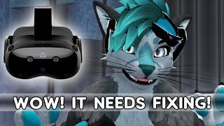 Vive Focus Vision Face  Eye Tracking in VRChat [upl. by Onimixam]