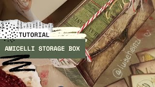 🇬🇧 TUTORIAL AMICELLI STORAGE BOX [upl. by Rodolphe]