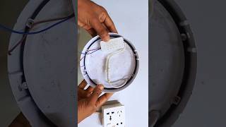 How to Fix Round LED Light led bulb shorts short [upl. by Eilak]