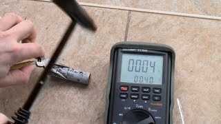 Liion 18650 lithium  temperature at failure akumulatorek litowy [upl. by Idoc]