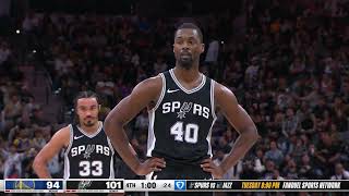 San Antonio Spurs overcome 17 against GSW into 10 points W [upl. by Amyas]