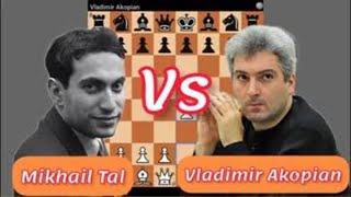 Mikhail Tal vs Vladimir simgan Tal chess game Tal best secrfice the queen Tal amazing chess [upl. by Tarrant]